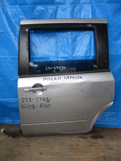 Used Nissan Lafesta DOOR SHELL REAR LEFT
